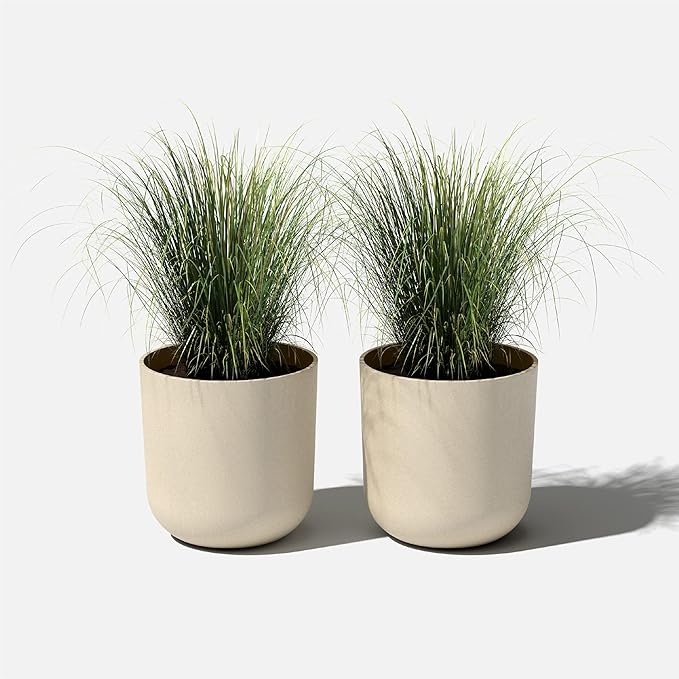 Veradek Round Lima Plastic Planter Pots - Image 8