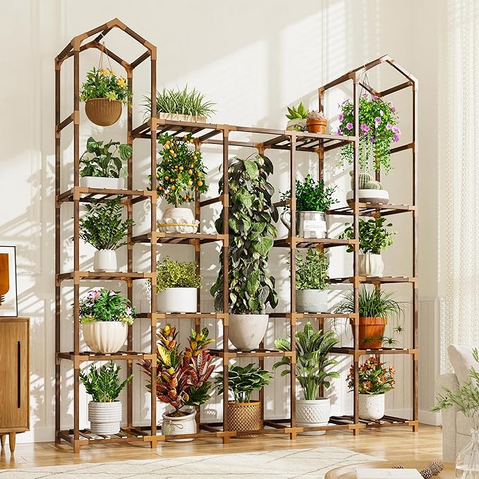 EnHomee Plant Stand Indoor Plant Stands Outdoor Tall Plant Shelf by EnHomee