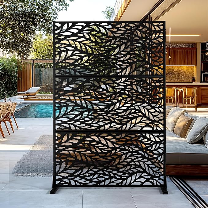 Outdoor Privacy Screen, Freestanding Privacy Fence Panels by FENCY