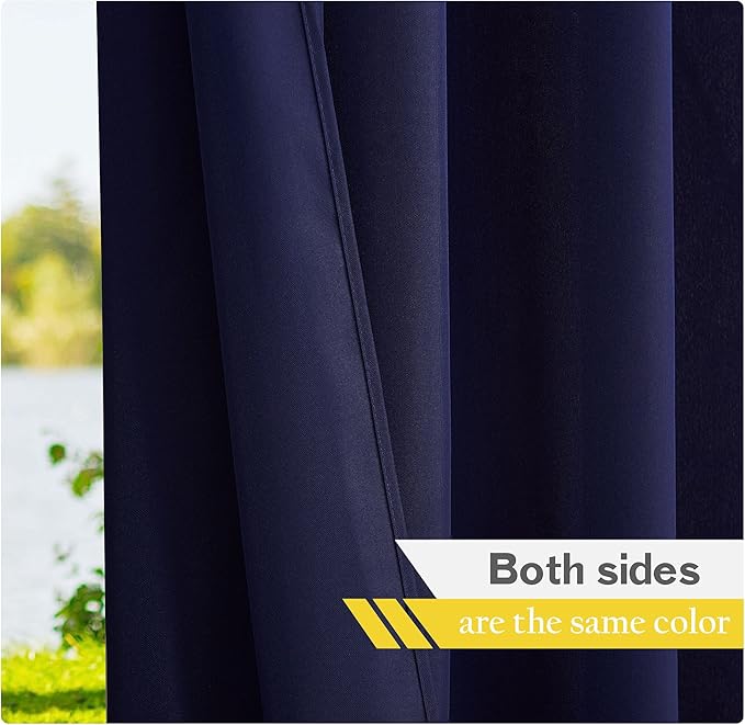 NICETOWN 2 Panels Outdoor Curtains - Image 5