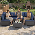 Skyfish 7 Pieces Patio Furniture Sofa by Skyfish