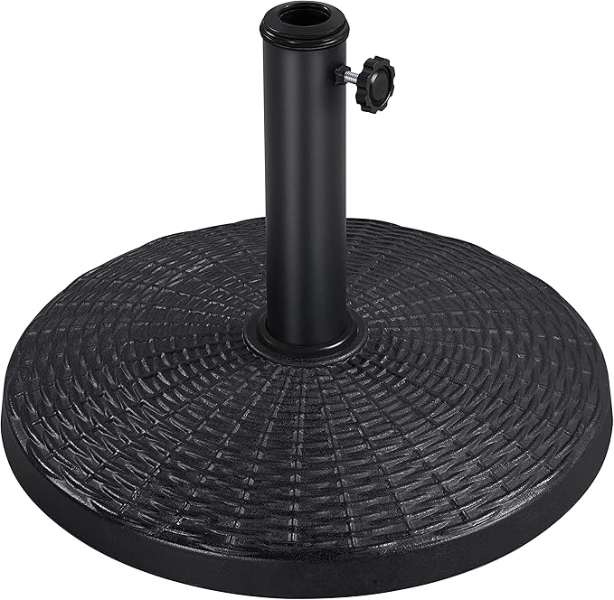 Yaheetech 22 lbs Heavy Duty Outdoor Umbrella Base 18" Round Patio Umbrella by Yaheetech