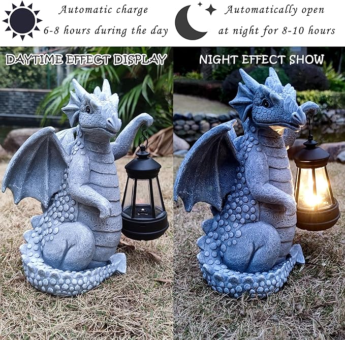 Solar Dragon Garden Statue Decoration - Image 7