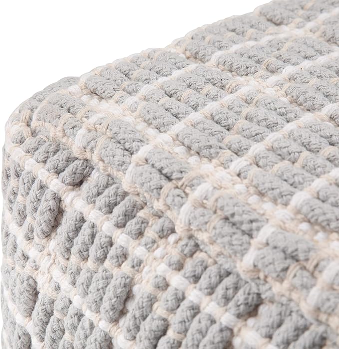 SIMPLIHOME Noreen Square Pouf - Image 8