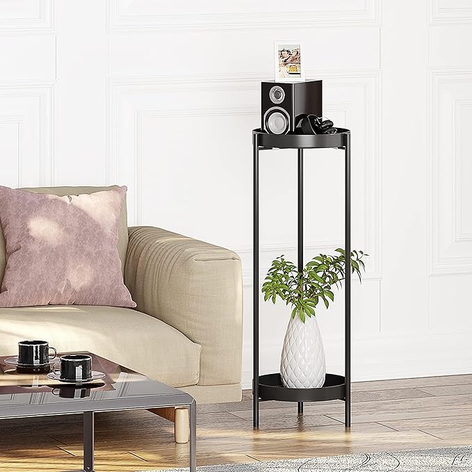 Metal Black Tall Plant Stand Indoor or Outdoor - Image 6