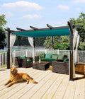 GarveeLife 10 x 13 ft Outdoor Pergol Metal Gazebo by Unknown