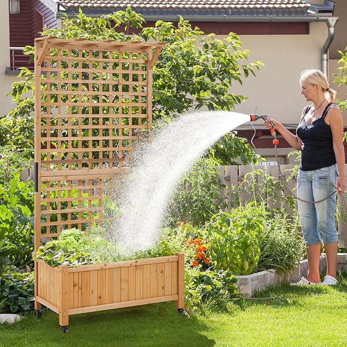 Yaheetech 72" H Horticulture Garden Planter - Image 3