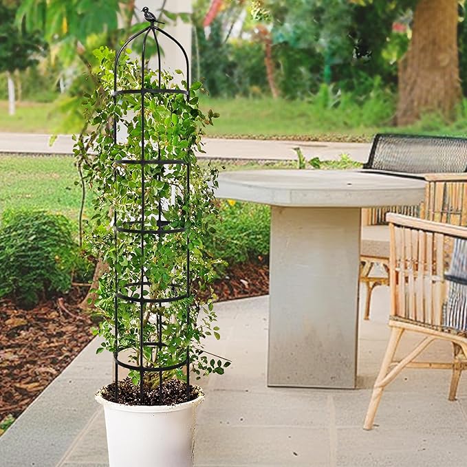 2-Pack 6.7FT Garden Obelisk Trellis - Image 6