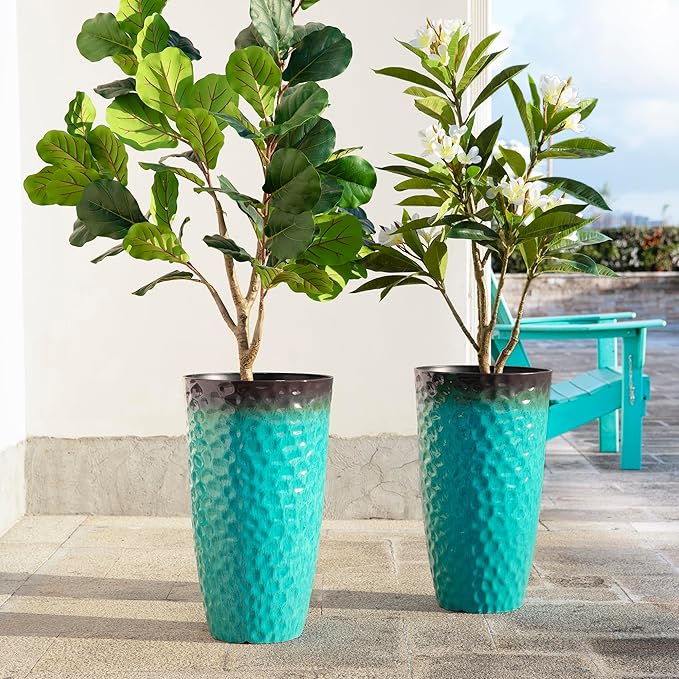 Glitzhome 23.75" H Large Planters - Image 5