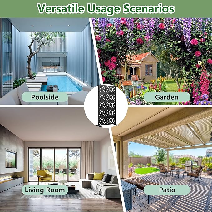 Casaphoria Metal Privacy Screen Outdoor - Image 6