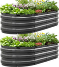 KING BIRD Raised Garden Bed Kit 2025 Upgraded 10-Minute Assembly Galvanized by KINGBIRD