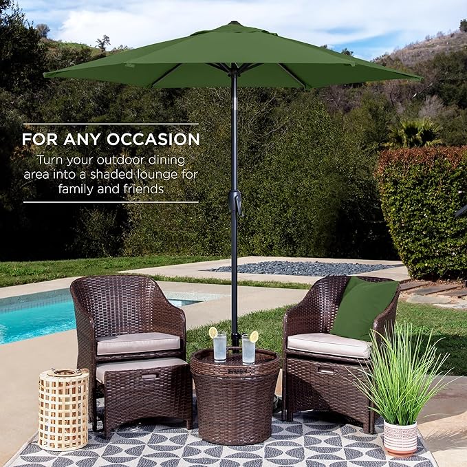 Best Choice Products 7.5ft Heavy-Duty Round Outdoor Market Table Patio Umbrella - Image 3