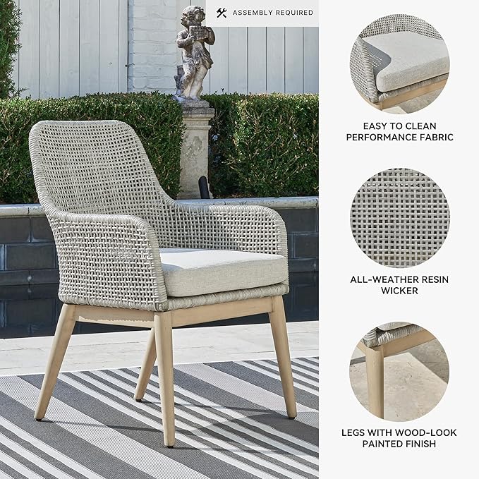 Signature Design by Ashley Seton Creek Cottage Nuvella Weather Resistant Fabric - Image 4
