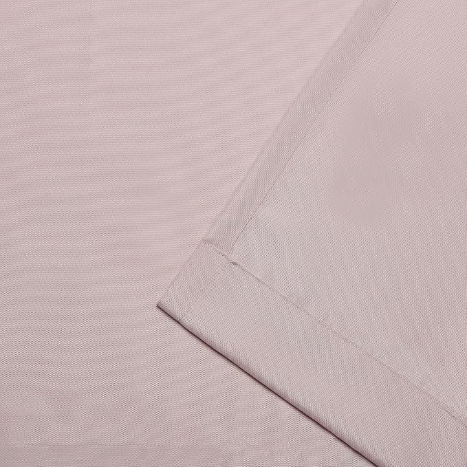 NICOLE MILLER NEW YORK Canvas Indoor/Outdoor Grommet Top Curtain Panel Pair - Image 4