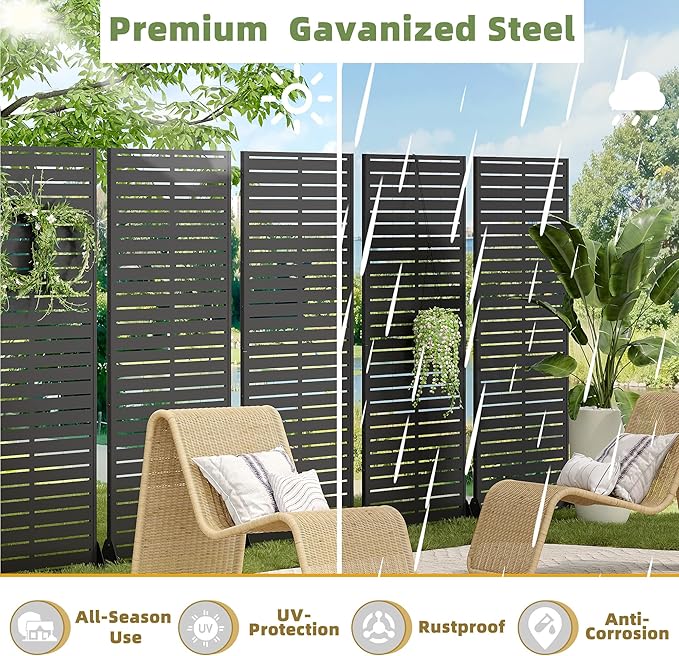Casaphoria Metal Privacy Screen Outdoor - Image 6