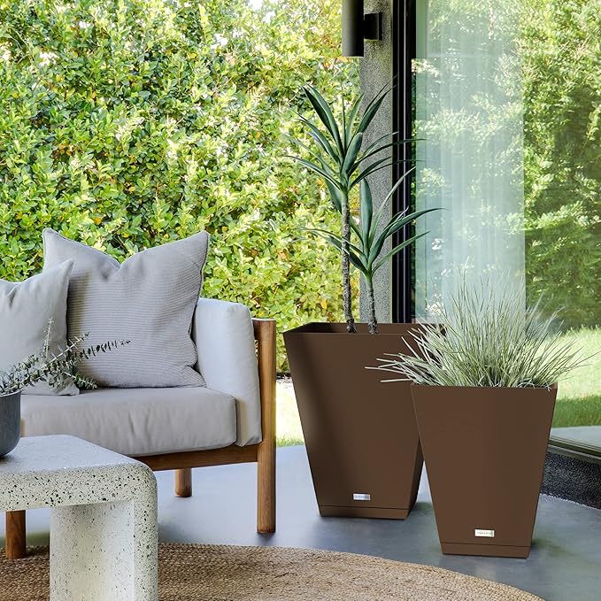 Veradek Nobleton Indoor/Outdoor Wide Square Planter - Image 6