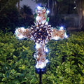 38inch Cross Garden Solar Lights Outdoor Decorative by COOZZYHOUR