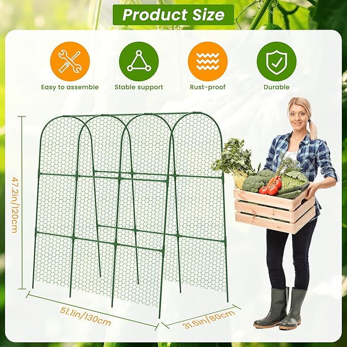 Cucumber Trellis, Foldable Trellis Cucumber - Image 2
