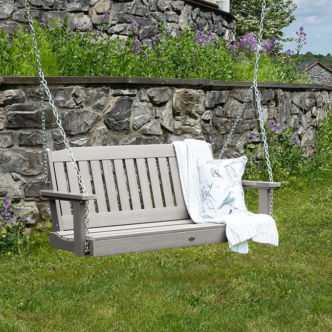 Highwood Lehigh Porch Swing, 4 Feet, Harbor Gray - Image 2
