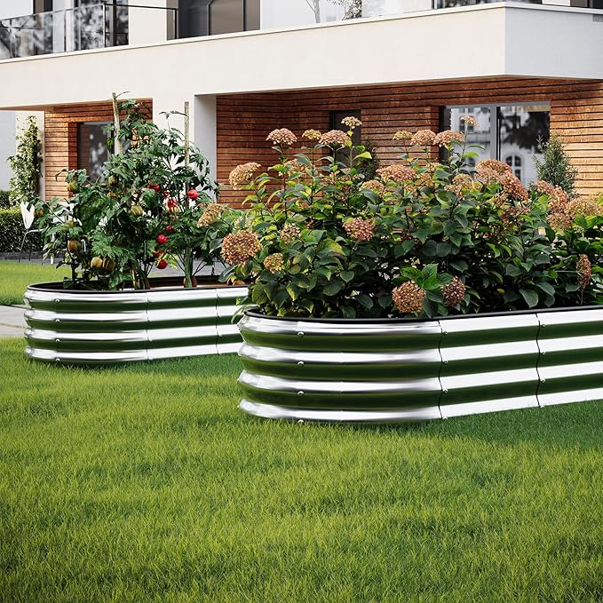 Galvanized Metal Planter Raised Garden Bed Kit - Image 6