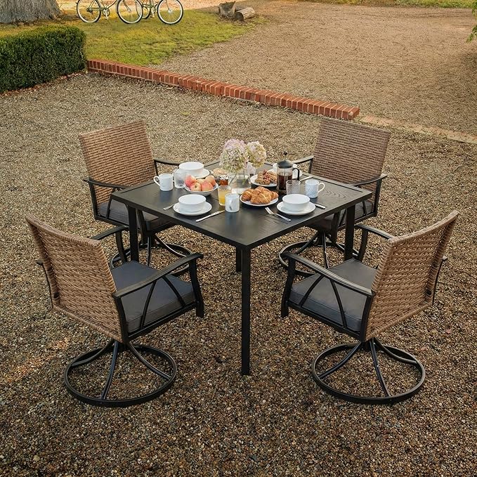 5-Piece Patio Dining Set for 4，Outdoor Dining Set - Image 8