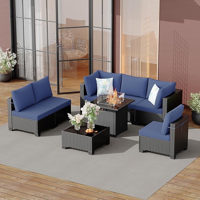 8 Piece Patio Furniture Set - Image 7