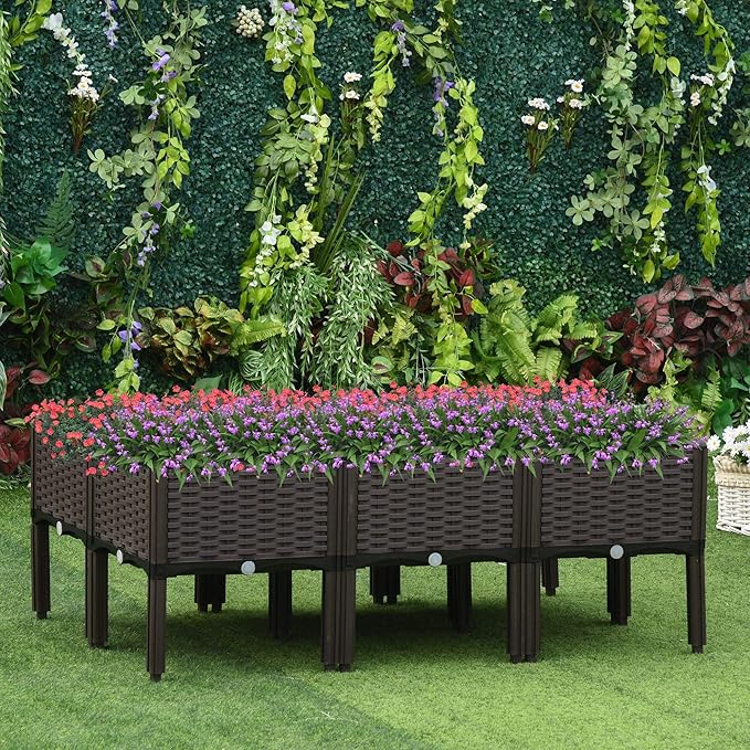 Outsunny 6 Piece Raised Garden Bed - Image 2