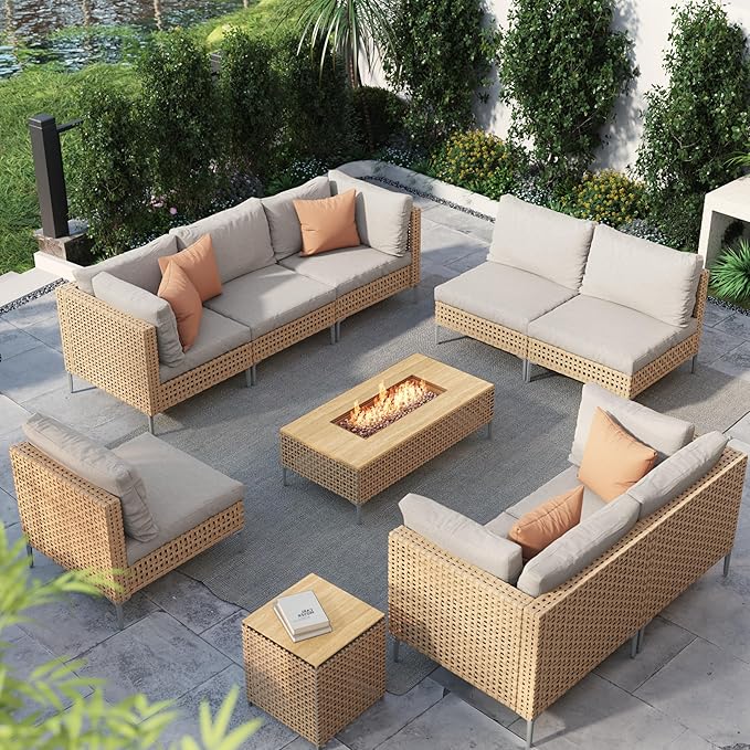 Grand patio 10-Piece Patio Furniture Set by GrandPatio
