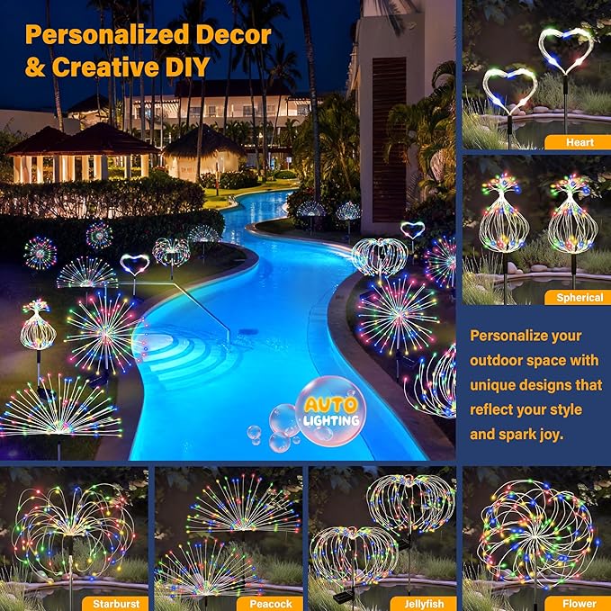 Solar Garden Lights Outdoor Decorative - Image 2