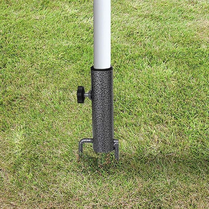AMMSUN Patio Umbrella Steel Anchor Beach Umbrella Heavy Duty Metal Ground Grass - Image 6