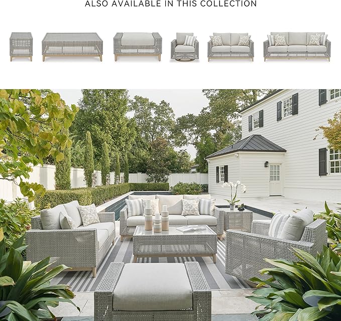 Signature Design by Ashley Seton Creek Casual Nuvella Weather Resistant Fabric - Image 6