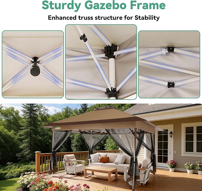 COBIZI 10x15 FT Pop up Gazebo on Clearance - Image 4
