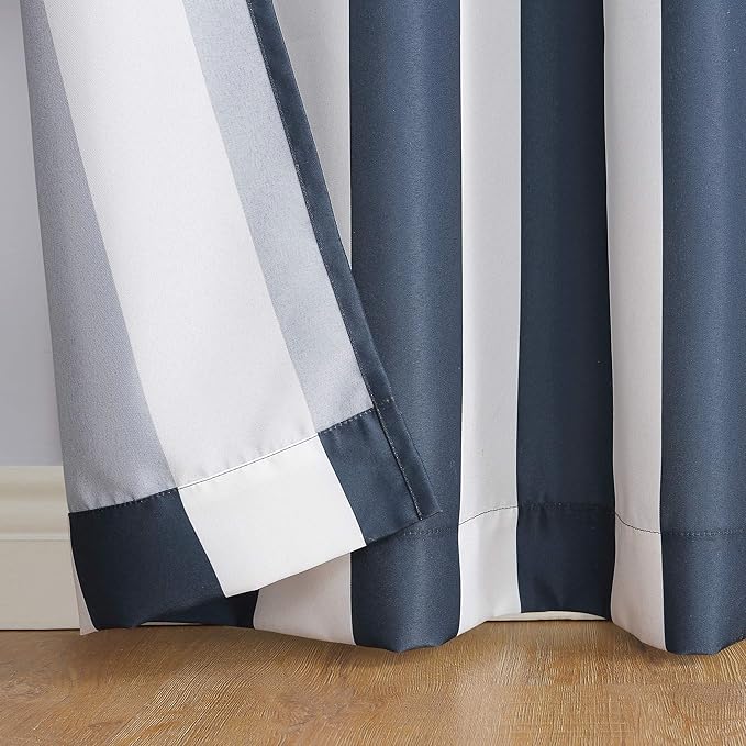Sun Zero Valencia Cabana Stripe Indoor/Outdoor UV Protectant Energy Efficient - Image 3