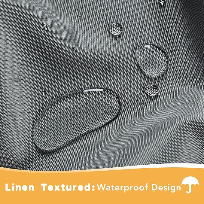 HolidayIdeas Outdoor Curtains for Patio Waterproof, 4 Panels - Image 2