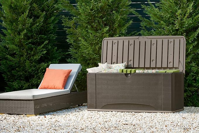 Rubbermaid Extra Large Resin Outdoor Storage Deck Box - Image 10