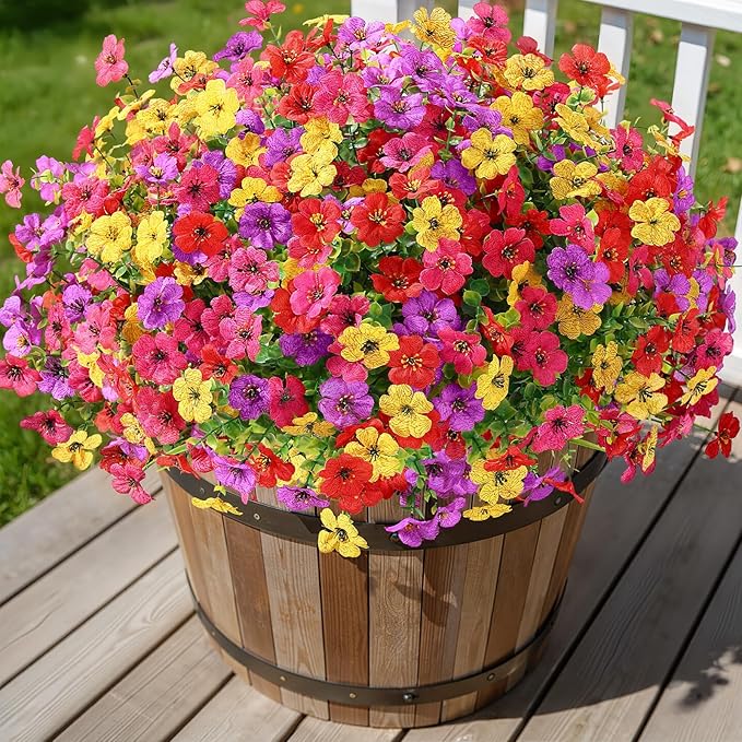 Alupssuc 48 Bundles Artificial Flowers - Image 2