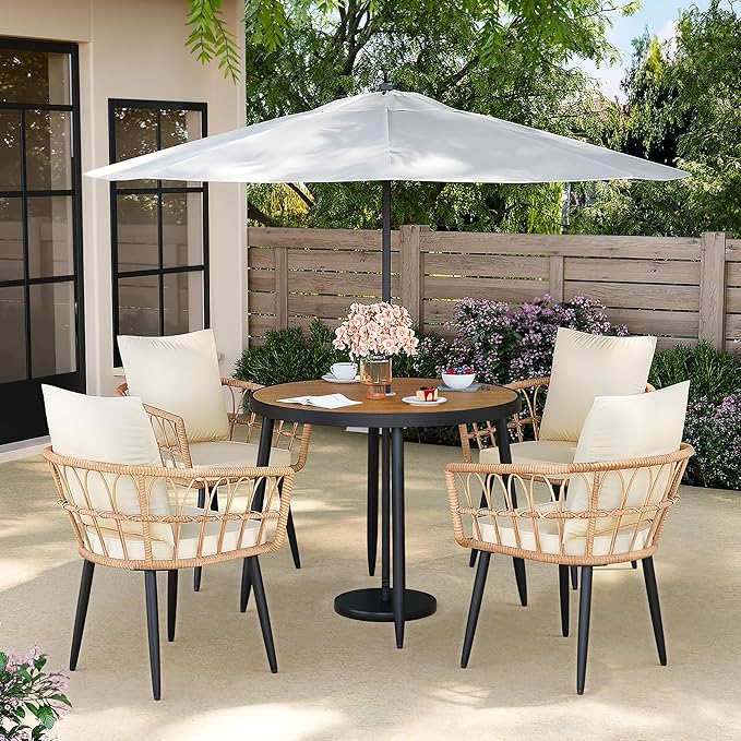 Pamapic 5-Pieces Patio Dining Set by Pamapic