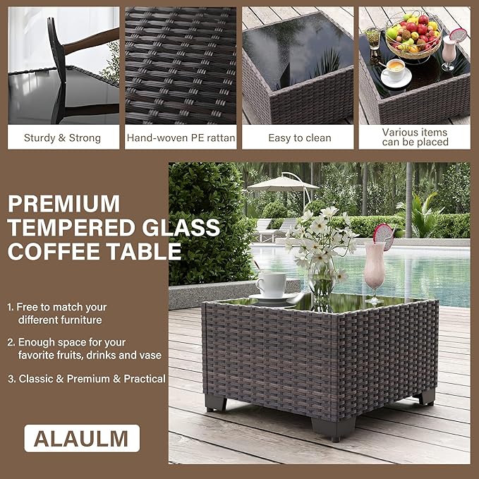 ALAULM Patio Furniture Set - Image 4