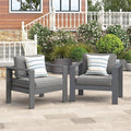 Wisteria Lane Patio Furniture Metal Armchair, Metal Outdoor Chairs by WisteriaLane