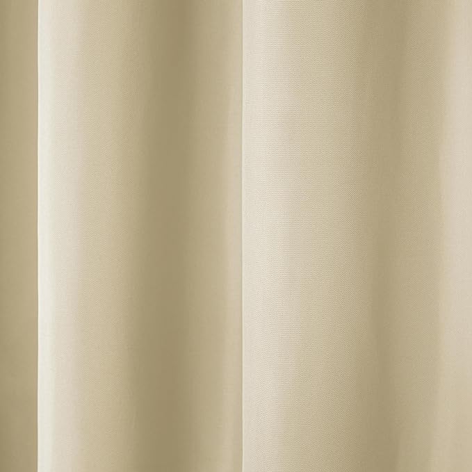 TOWN & COUNTRY BASICS Cabana Solid Heavyweight Indoor Outdoor Curtains - Image 5