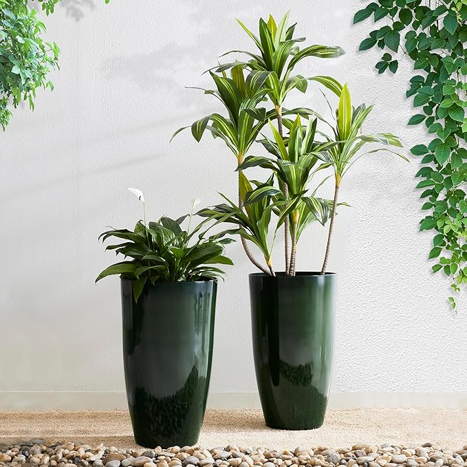 Glitzhome 23.5" H Large Tall Planter - Image 8