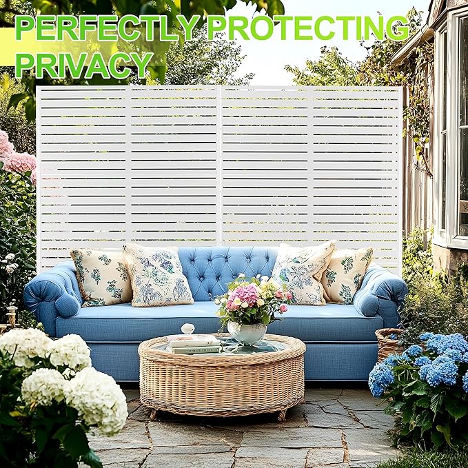 Outdoor Privacy Screen, Freestanding Privacy Fence Panels - Image 2