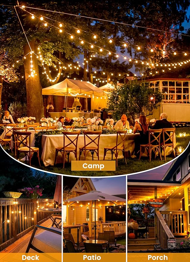 Brightown 158FT Solar String Lights Outdoor - Image 8