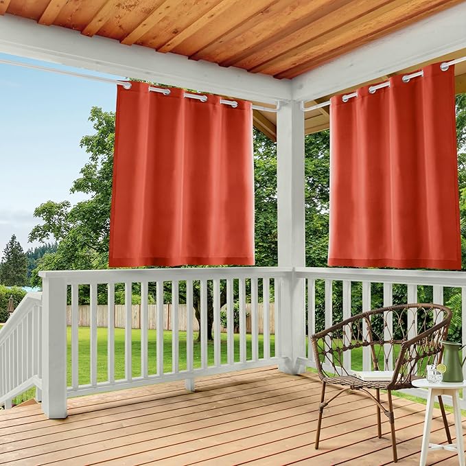 Town & Country Basics Cabana Solid Heavyweight Indoor Outdoor Curtains by TOWN+%26+COUNTRY+BASICS