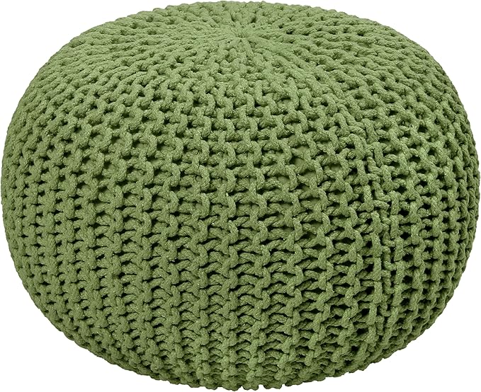 COTTON CRAFT Round Dori Pouf by COTTONCRAFT