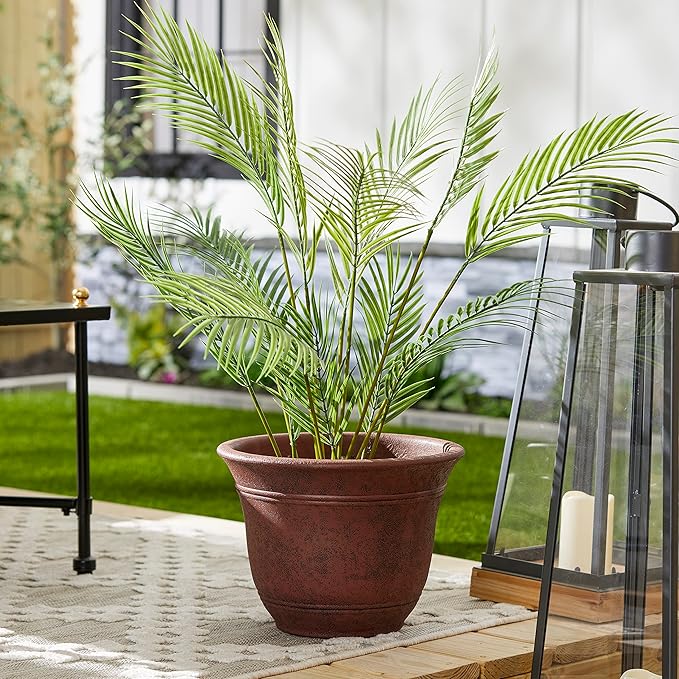 The HC Companies Sierra Round Self-Watering Pot - Image 2