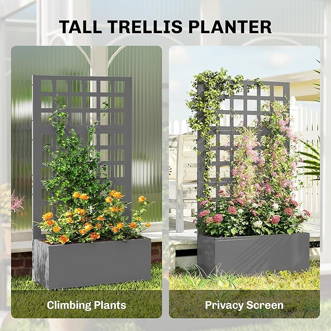 Outsunny Galvanized Raised Garden Bed - Image 4