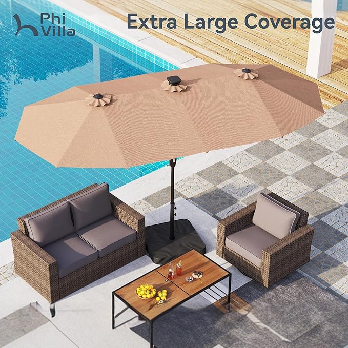 PHI VILLA 13ft Patio Umbrella - Image 5
