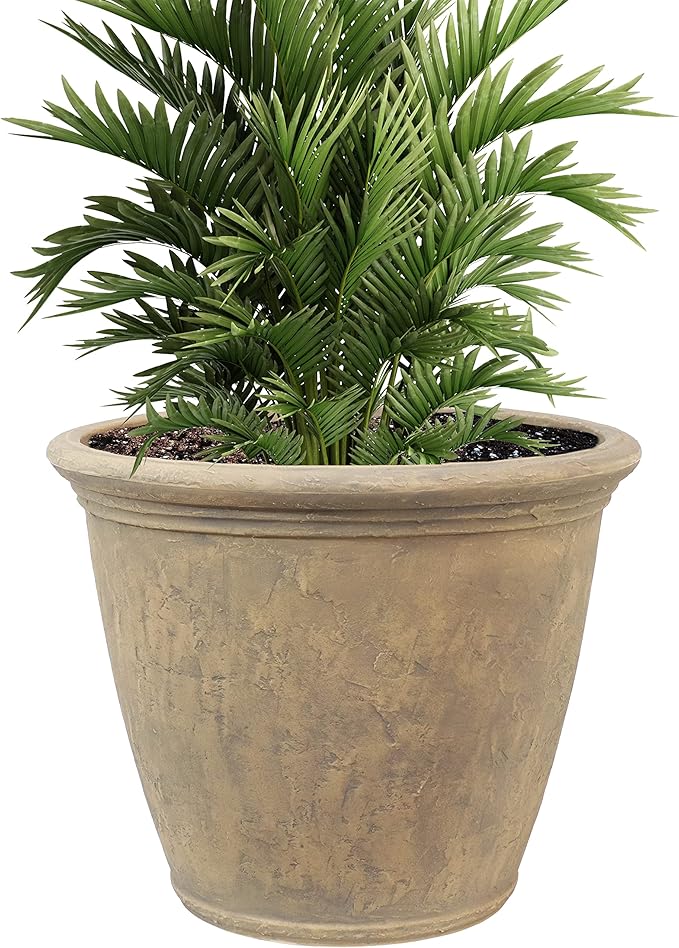 Sunnydaze 24-Inch Anjelica Large Plastic Pot by SunnydazeDecor