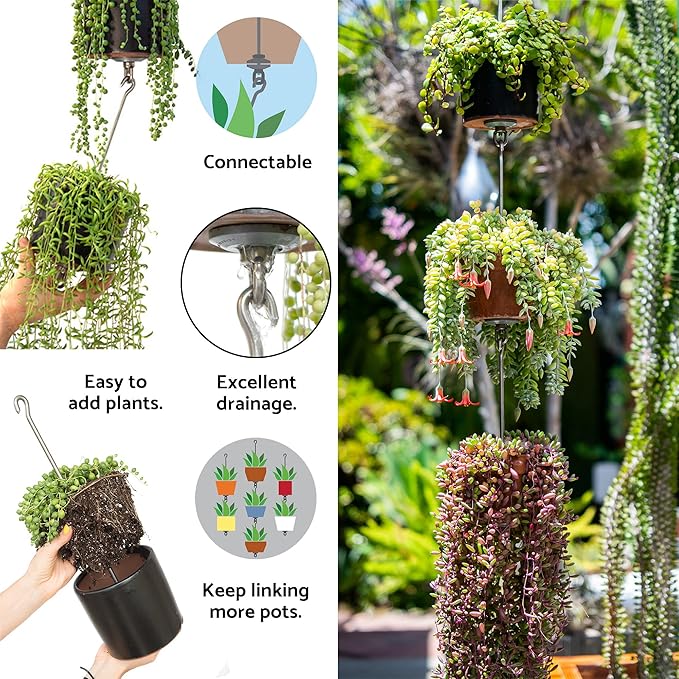 Two Pack, All-New Pot Hanging Kits + Accessories, Indoor/Outdoor, Build - Image 4